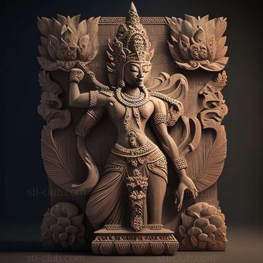 3D model Chaophraya Surasak in Thailand (STL)